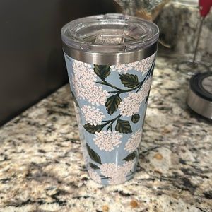 Corkcicle Rifle Paper Co. Hydrangea travel tumbler